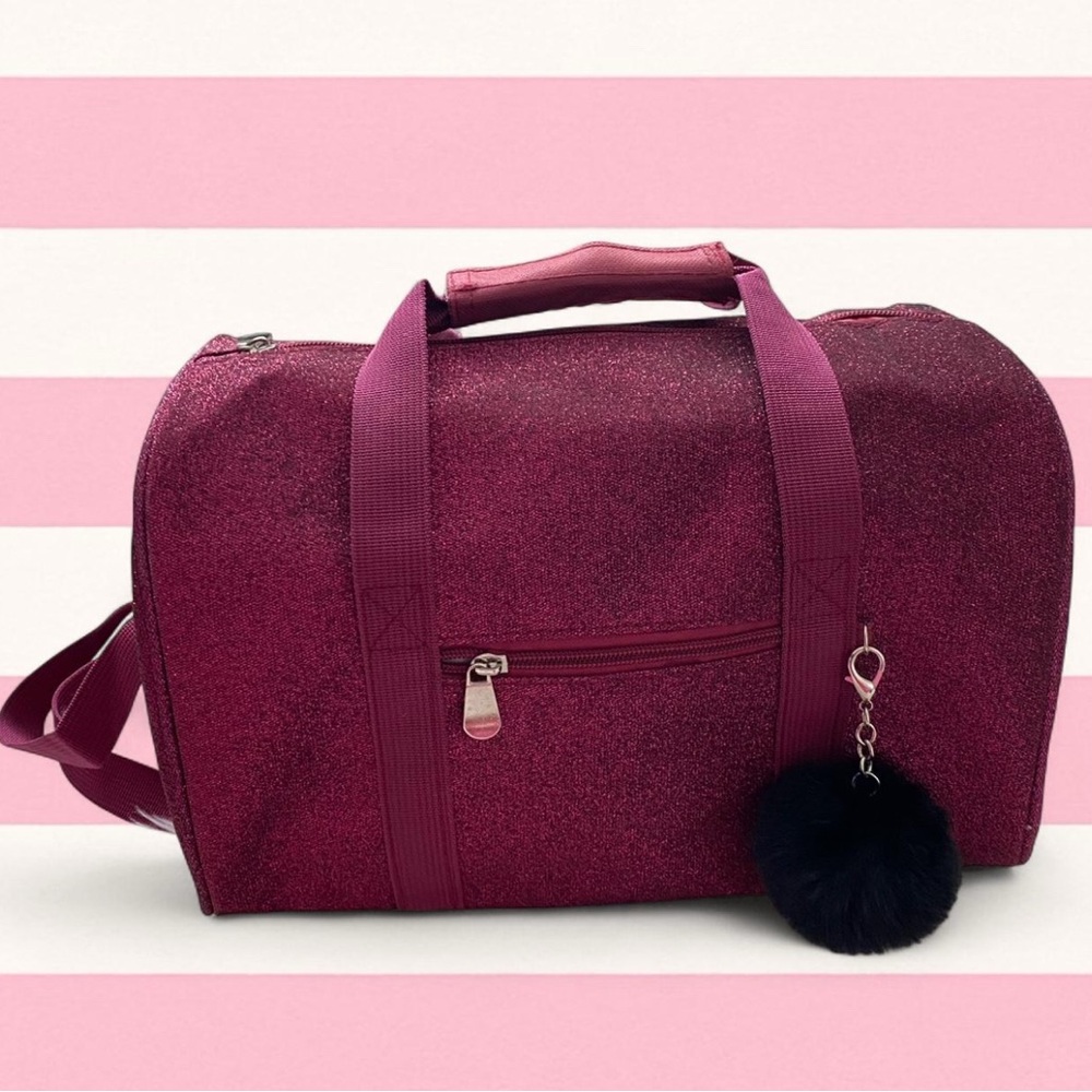 Victoria's Secret Sparkling Pink Travel Bag